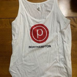 White Pure Barre Northampton Tank size L